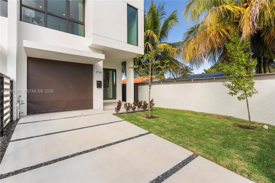 Exterior details and patio area of a home in , Miami (Image 33). Exterior details and patio area of a home in , Miami (Image 33).