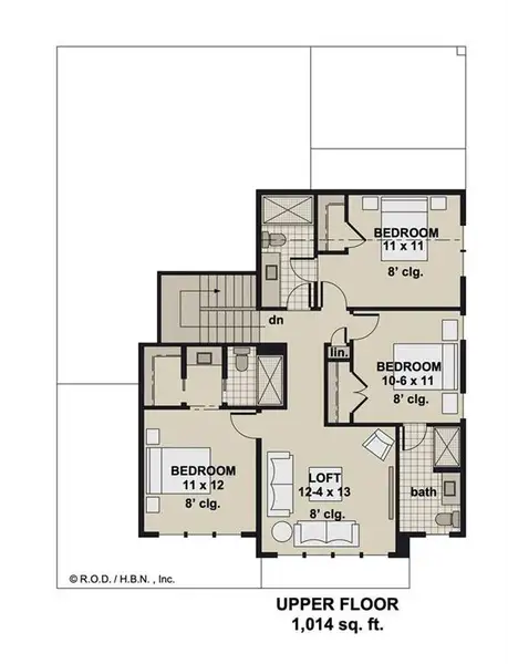2D floor plan layout of this home in , Carrollton, GA (Image 4).