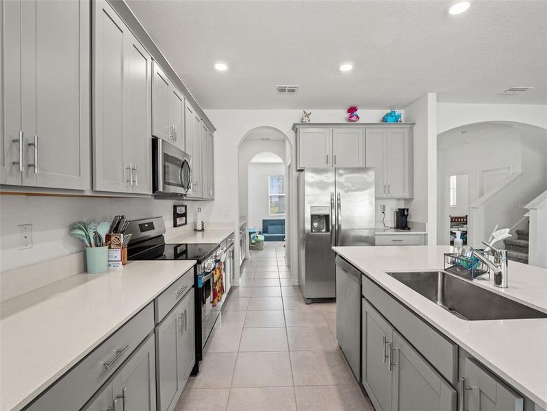 Furnished interior view inside a new home in Wellness Ridge, Clermont (Image 8).
