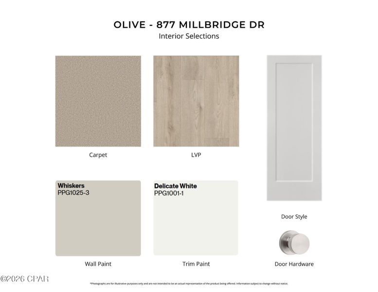 Sample of building materials used in homes in Salt Grass at Ward Creek, Panama City Beach (Image 4).