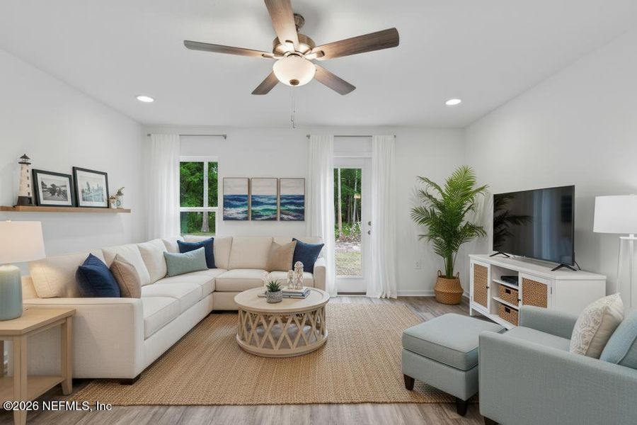 Furnished interior view inside a new home in , Jacksonville (Image 11).