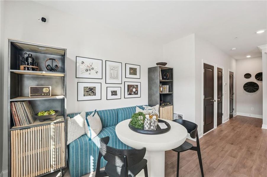 Furnished interior view inside a new home in Market Square at Sawnee Village, Cumming (Image 26).