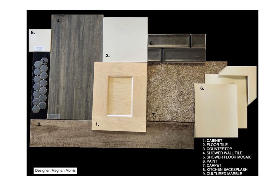 Sample of building materials used in homes in Vistoso Canyon Estates, Oro Valley (Image 3).