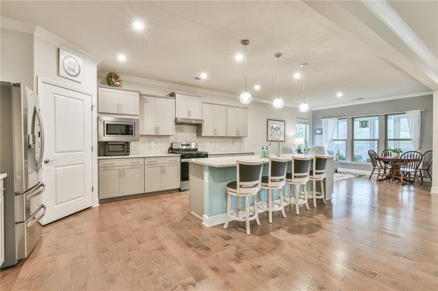 Furnished interior view inside a new home in , Hoschton (Image 4).