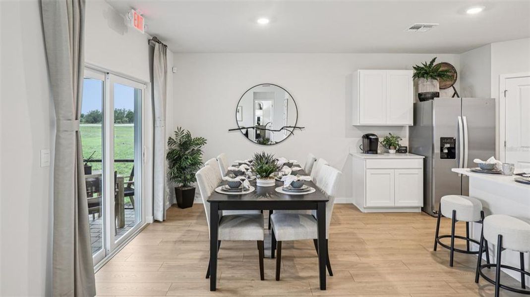 Furnished interior view inside a new home in Seagrass - Express & Tradition, Punta Gorda (Image 11). Furnished interior view inside a new home in Seagrass - Express & Tradition, Punta Gorda (Image 11).