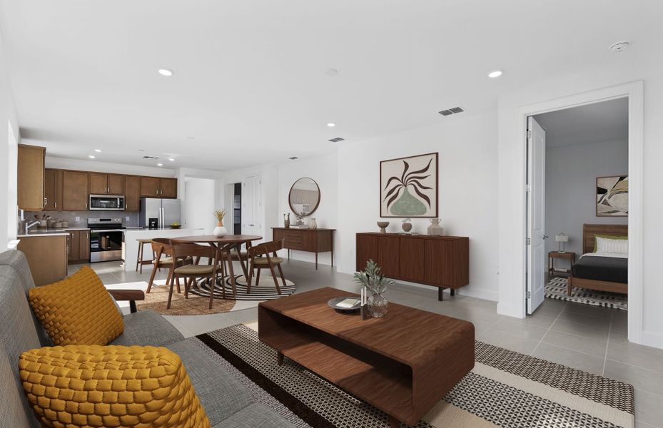 Furnished interior view inside a new home in Legacy Groves, Nokomis (Image 14).