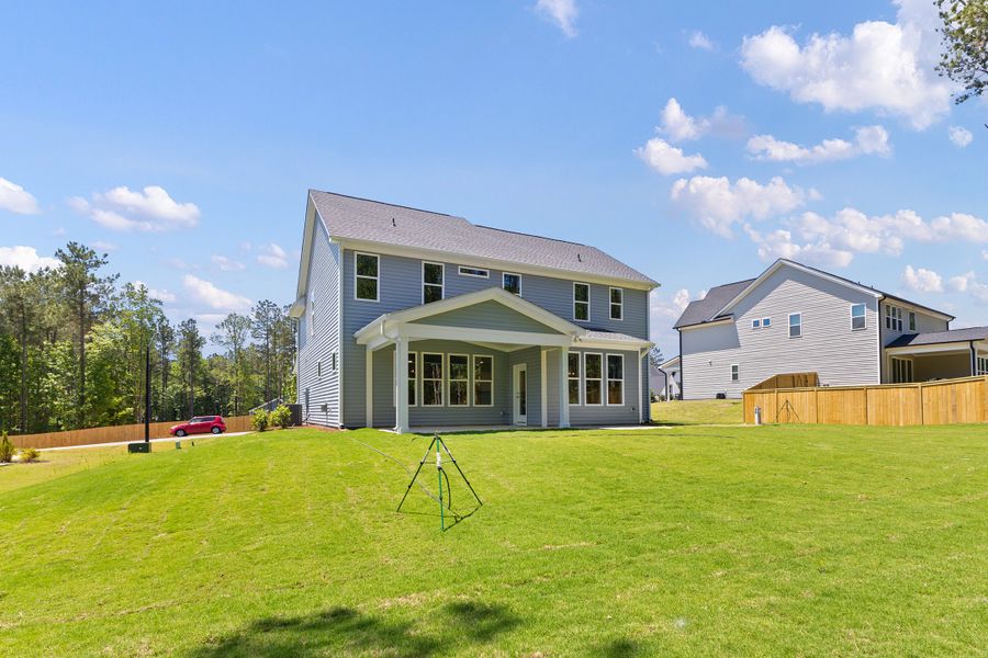 Representative exterior details of a home built from the The Whitley by RobuckHomes in Baylee Ridge, Selma (Image 67).
