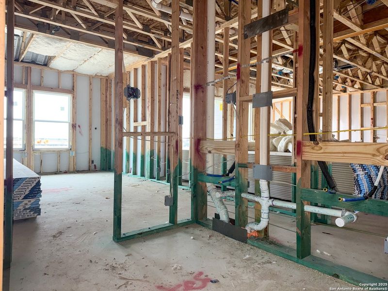 In-progress construction of a new home in Cordova Trails, Seguin, TX (Image 11).