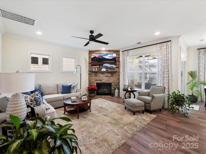 Furnished interior view inside a new home in , Mooresville (Image 19).