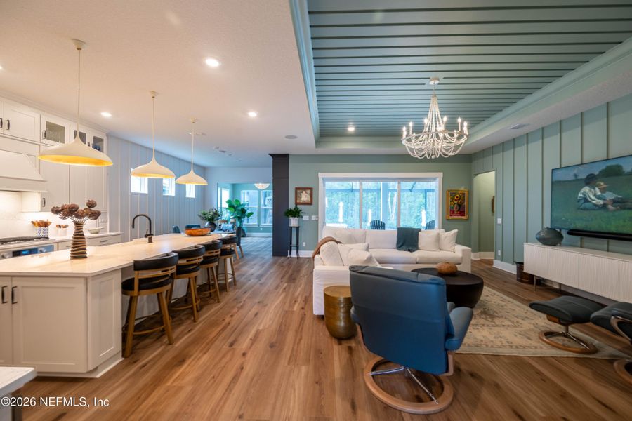Furnished interior view inside a new home in , St. Johns (Image 29).