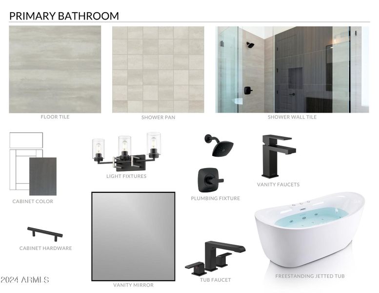 4. Primary Bath C - 3000+ sq ft