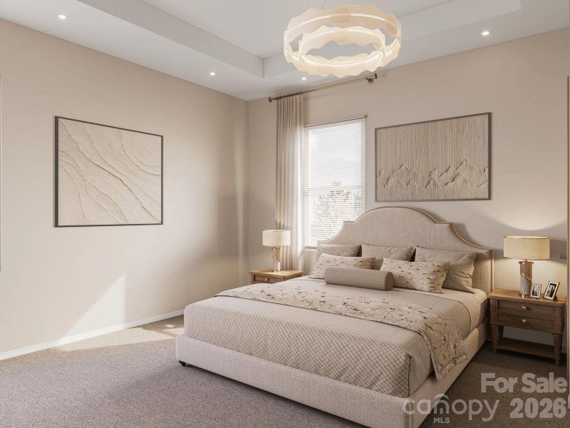 Furnished interior view inside a new home in Rowe Crossing, Newton (Image 6).