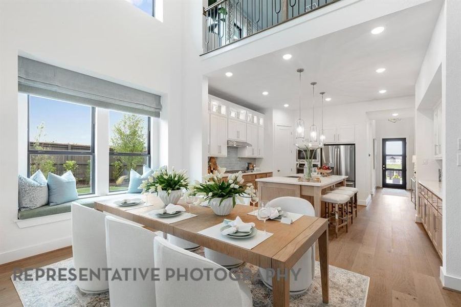 Furnished interior view inside a new home in Treeline, Justin (Image 28).