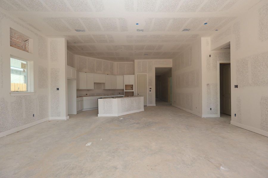 In-progress construction of a new home in The Highlands Encore - Tranquil Collection, Porter, TX (Image 12).