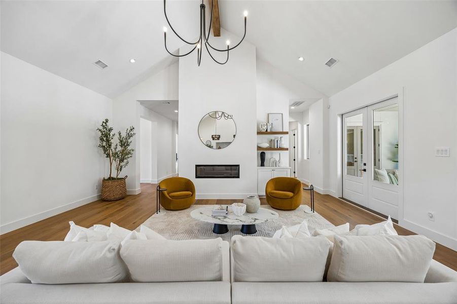Furnished interior view inside a new home in , Dallas (Image 10). Furnished interior view inside a new home in , Dallas (Image 10).