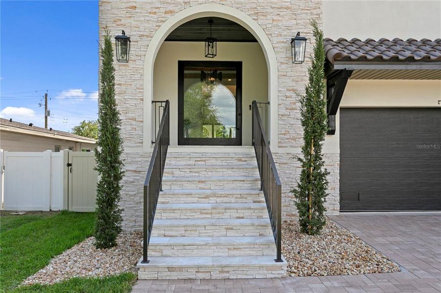 Exterior details and patio area of a home in , Tampa (Image 30). Exterior details and patio area of a home in , Tampa (Image 30).