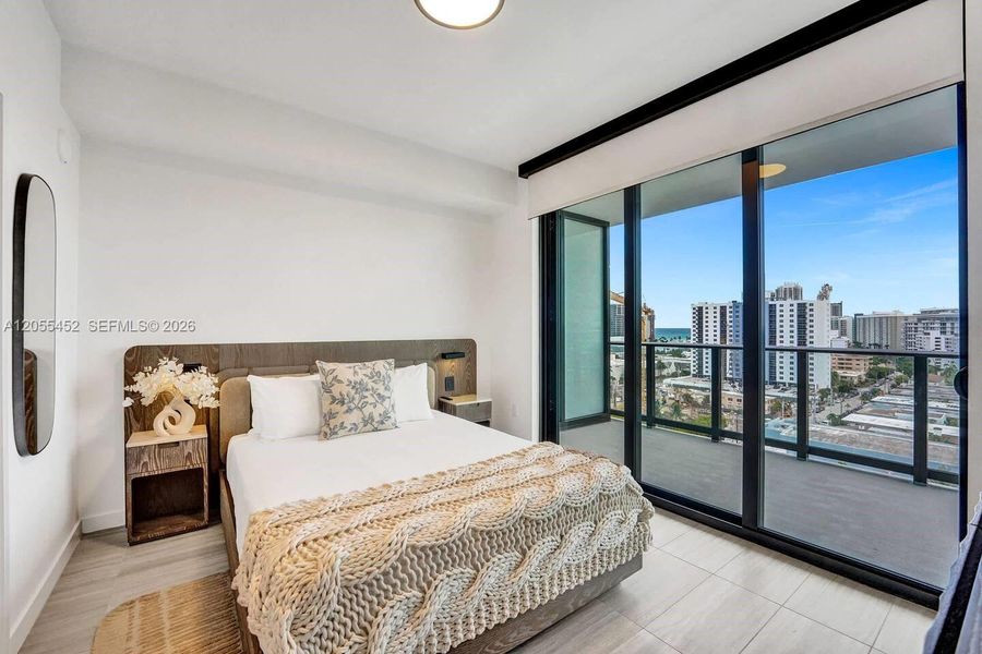 Furnished interior view inside a new home in , Miami Beach (Image 11). Furnished interior view inside a new home in , Miami Beach (Image 11).