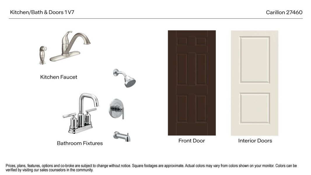 Materials commonly used for homes built from the The Justin by D.R. Horton in Carillon, Manor (Image 6).