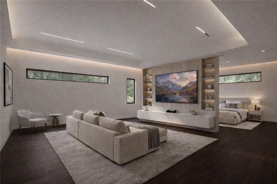 Furnished interior view inside a new home in , Fairburn (Image 7).