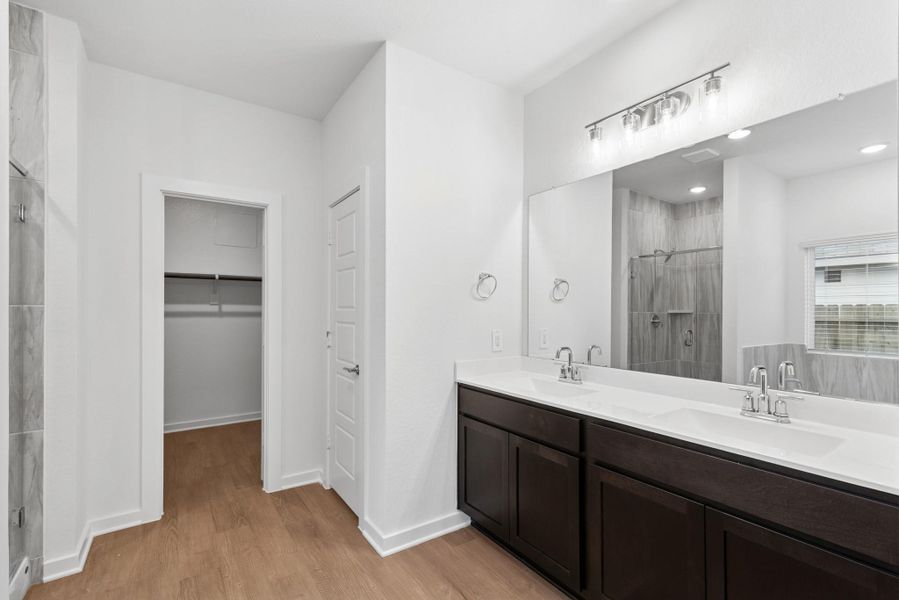 Furnished interior view inside a new home in Pinewood at Grand Texas, New Caney (Image 7). Furnished interior view inside a new home in Pinewood at Grand Texas, New Caney (Image 7).