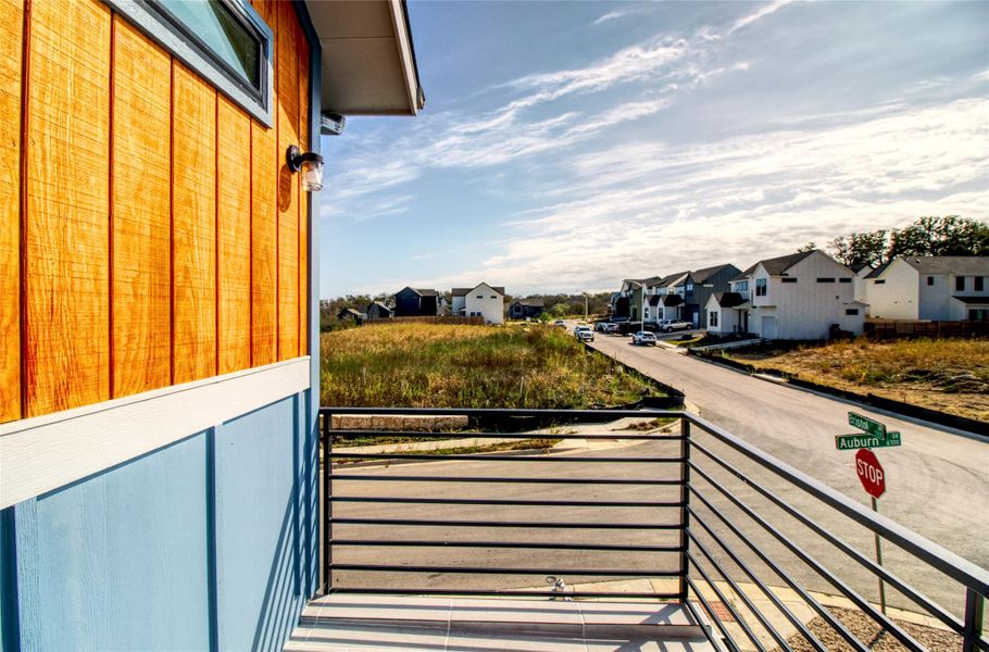 Balcony off Primary bedroom with view