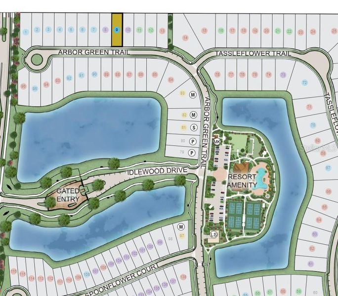 Esplanade at Center Lake Ranch ~ Site Map Esplanade at Center Lake Ranch ~ Site Map