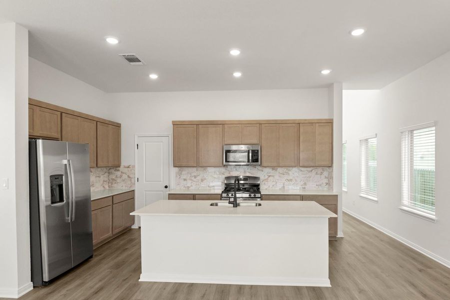 Furnished interior view inside a new home in Blanco Vista, San Marcos (Image 10). Furnished interior view inside a new home in Blanco Vista, San Marcos (Image 10).
