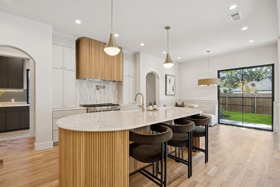 Furnished interior view inside a new home in , Dallas (Image 36).