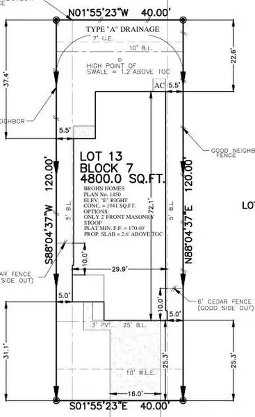 2D floor plan layout of this home in Azalea, Pattison, TX (Image 3).