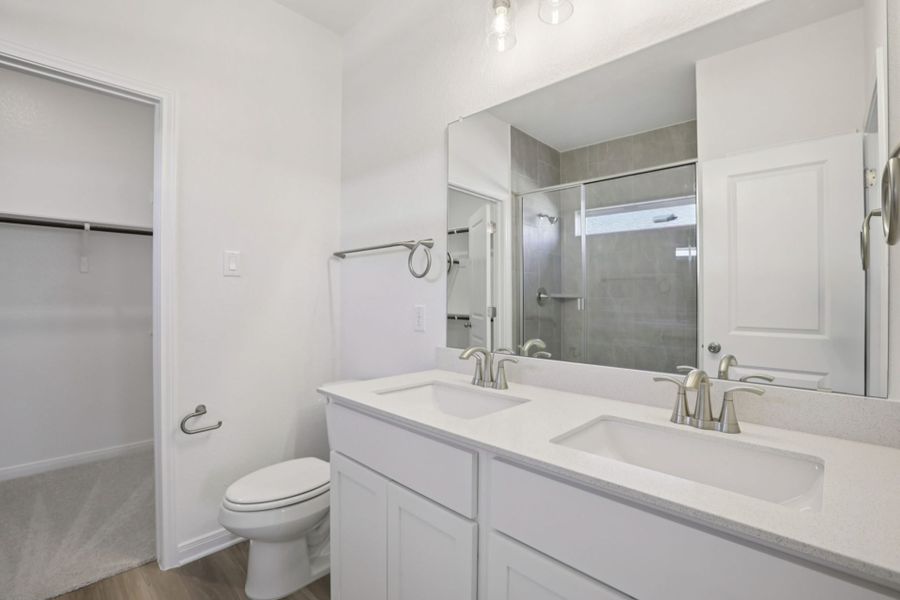 Furnished interior view inside a new home in Cool Water at Sonterra, Jarrell (Image 9).