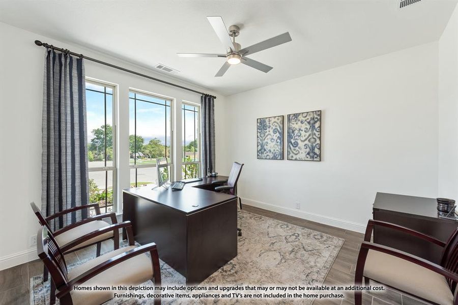 Furnished interior view inside a new home in Mockingbird Hills, Joshua (Image 31).
