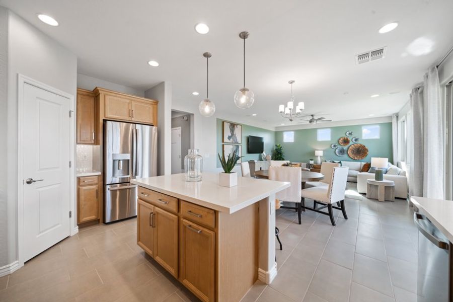Representative furnished interior of a home built from the 35-4 by Taylor Morrison in Parkside, Phoenix (Image 13).