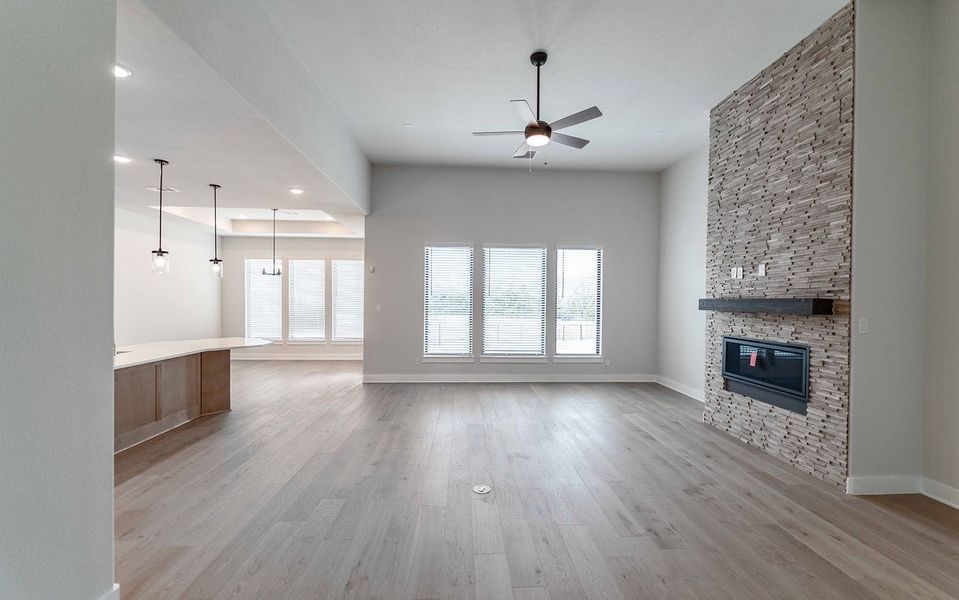 Spacious, unfurnished interior of a new home in Heath Golf & Yacht Club, Forney (Image 14). Spacious, unfurnished interior of a new home in Heath Golf & Yacht Club, Forney (Image 14).