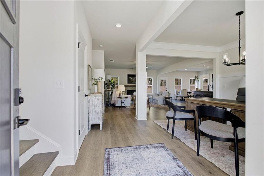 Furnished interior view inside a new home in , Ellenwood (Image 40).