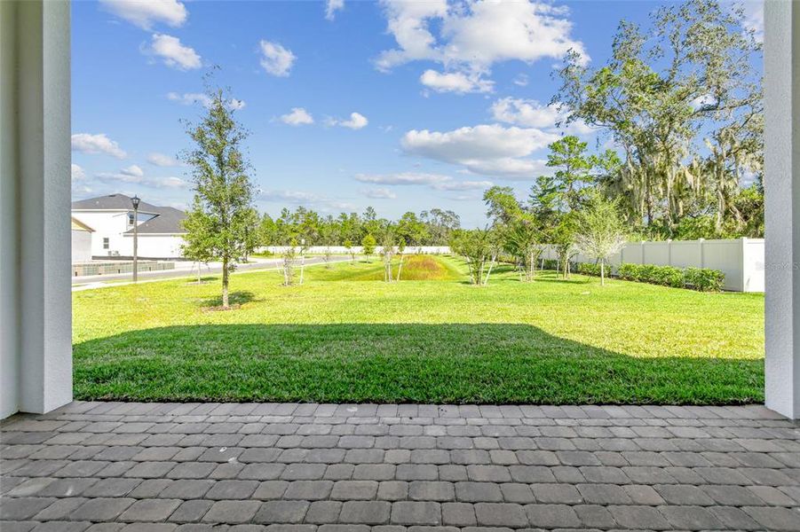 Exterior details and patio area of a home in Hawk's Overlook, Oviedo (Image 3). Exterior details and patio area of a home in Hawk's Overlook, Oviedo (Image 3).