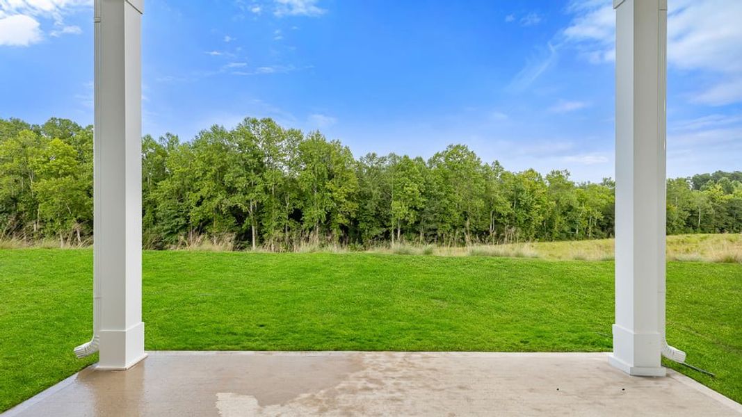 Exterior details and patio area of a home in Cottonwood Ridge, Piedmont (Image 20).