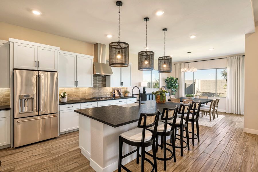 Representative furnished interior of a home built from the Mojave Plan 60-3 by Tri Pointe Homes in Abel Ranch, Goodyear (Image 5).