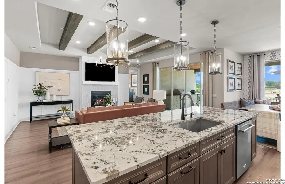 Furnished interior view inside a new home in Del Webb New Braunfels at Veramendi, New Braunfels (Image 5).