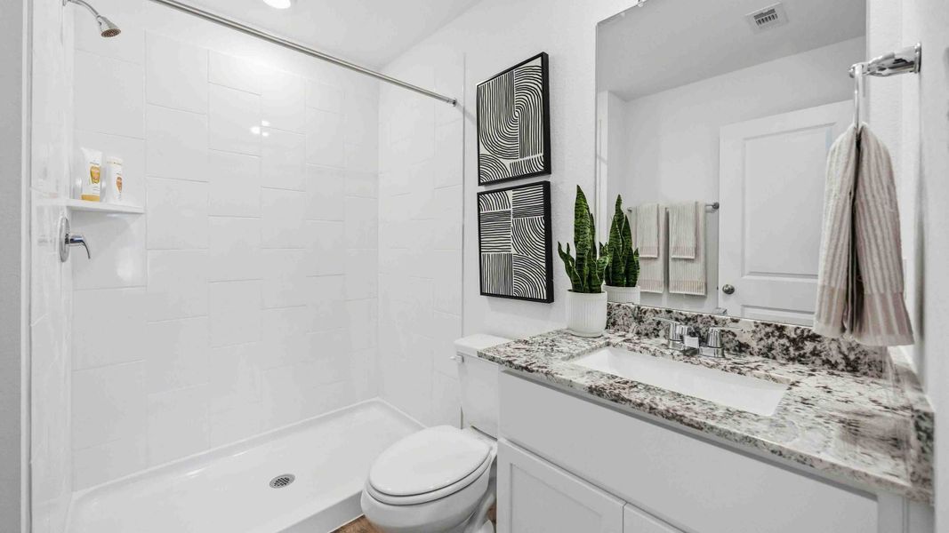 Furnished interior view inside a new home in Pineapple Square, Houston (Image 6).