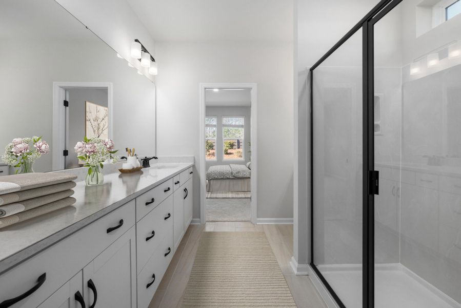 Furnished interior view inside a new home in The Groves of Berkeley, Moncks Corner (Image 8).