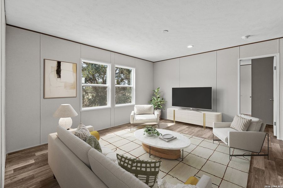 Furnished interior view inside a new home in , Floresville (Image 5).