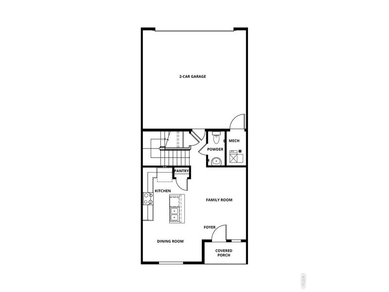 2D floor plan layout of this home in , Johnstown, CO (Image 6).