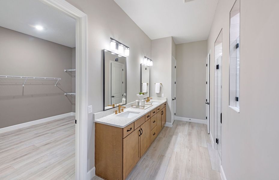 Furnished interior view inside a new home in Highpointe, Stuart (Image 6). Furnished interior view inside a new home in Highpointe, Stuart (Image 6).