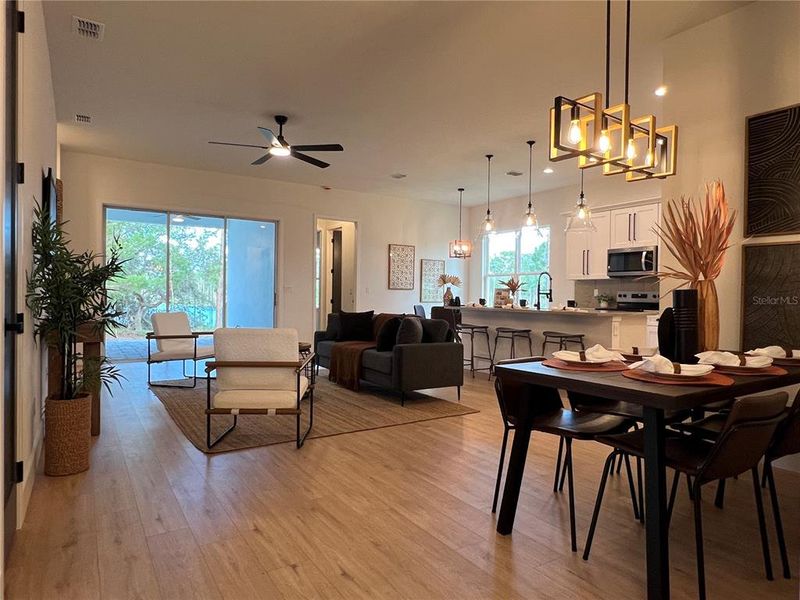 Furnished interior view inside a new home in , Deltona (Image 17). Furnished interior view inside a new home in , Deltona (Image 17).