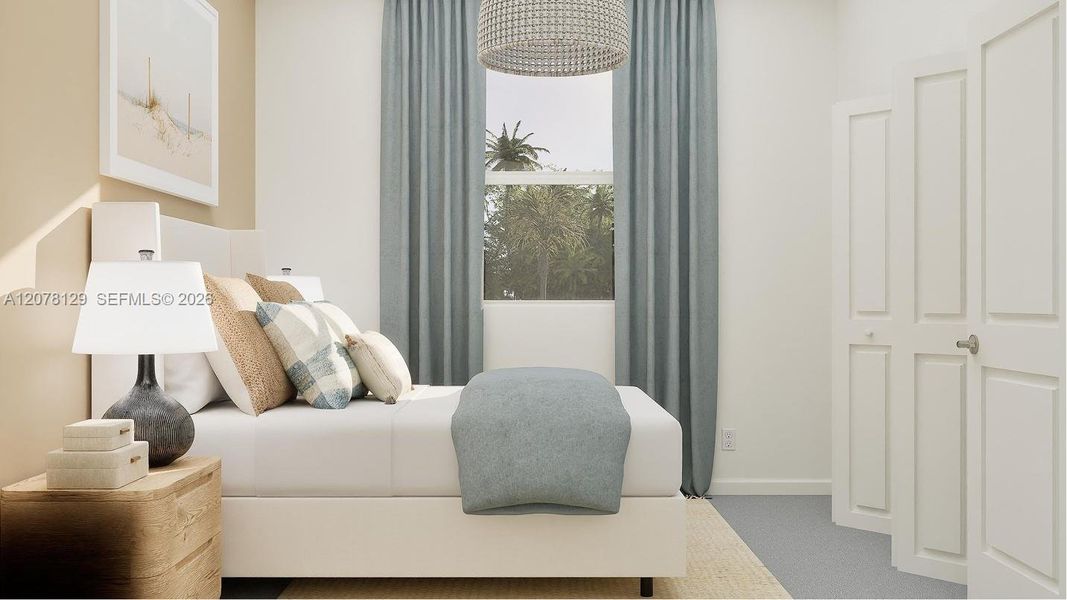 Furnished interior view inside a new home in Breezewood, Miami (Image 11).