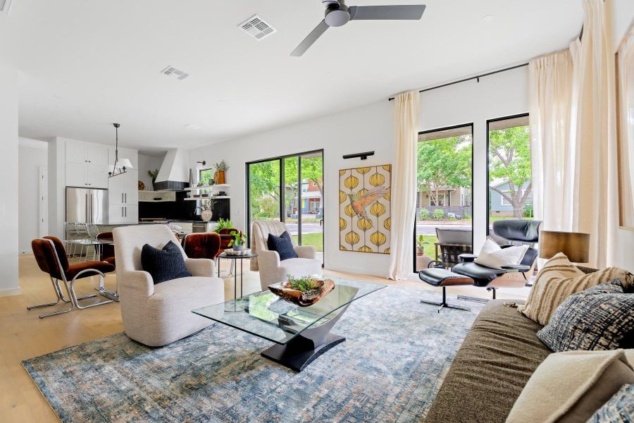 Furnished interior view inside a new home in , Austin (Image 5).