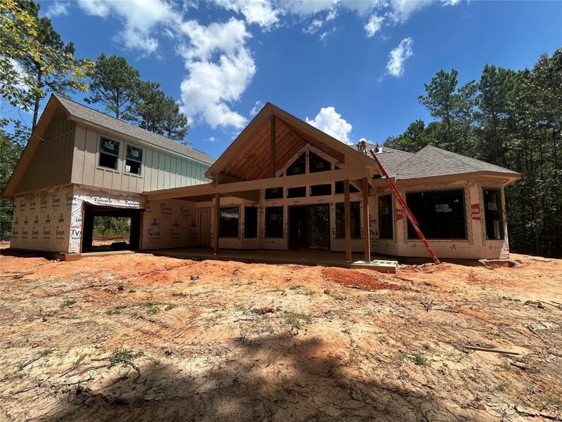 In-progress construction of a new home in , Willis, TX (Image 24).