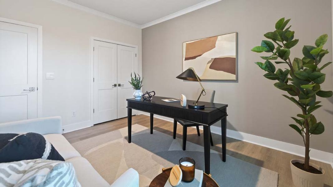 Furnished interior view inside a new home in Sylvan Creek, Denver (Image 13).