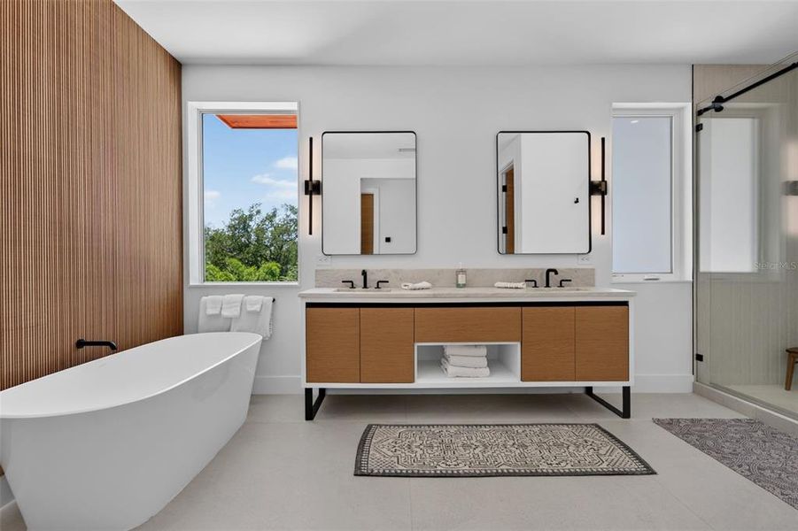 Furnished interior view inside a new home in , Sarasota (Image 52).