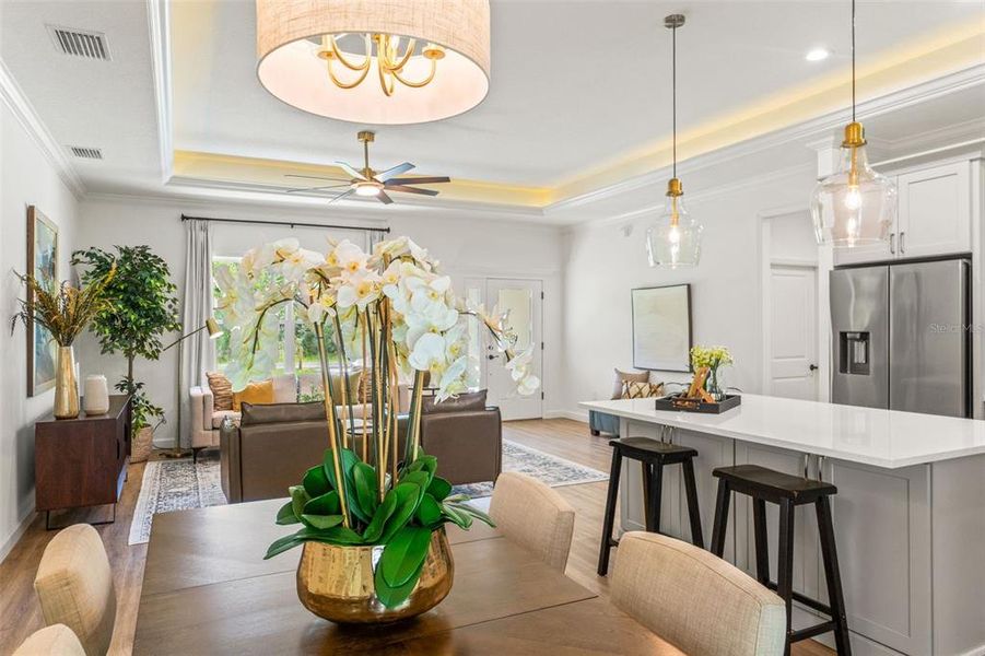 Furnished interior view inside a new home in , Citrus Springs (Image 17).